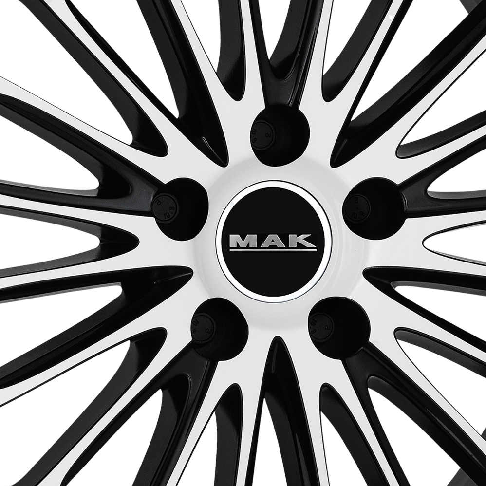 18" MAK Starlight Ice Black Alloy Wheels