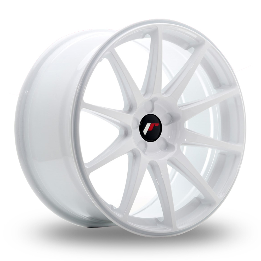 Japan Racing JR11 (8.5x19) (Custom Fitment) White Alloy Wheels