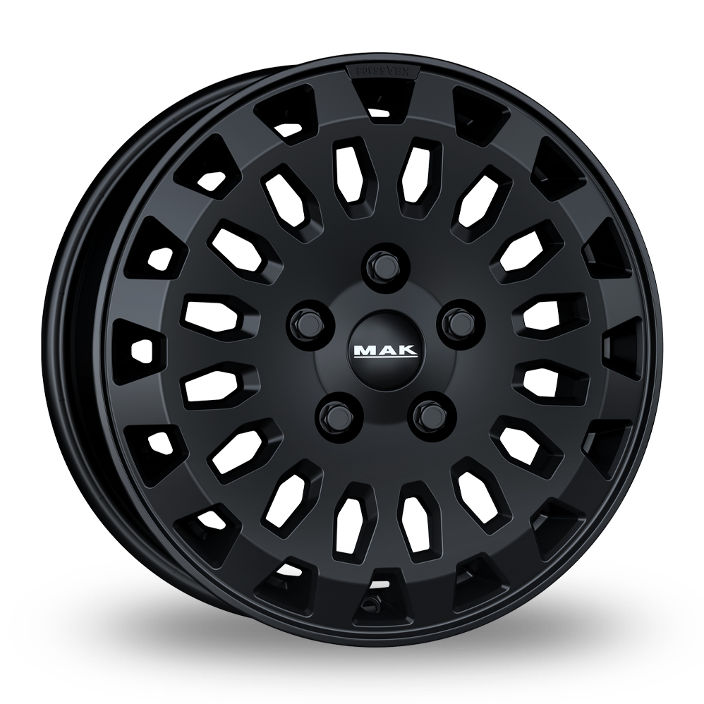MAK Overland Matt Black Alloy Wheels
