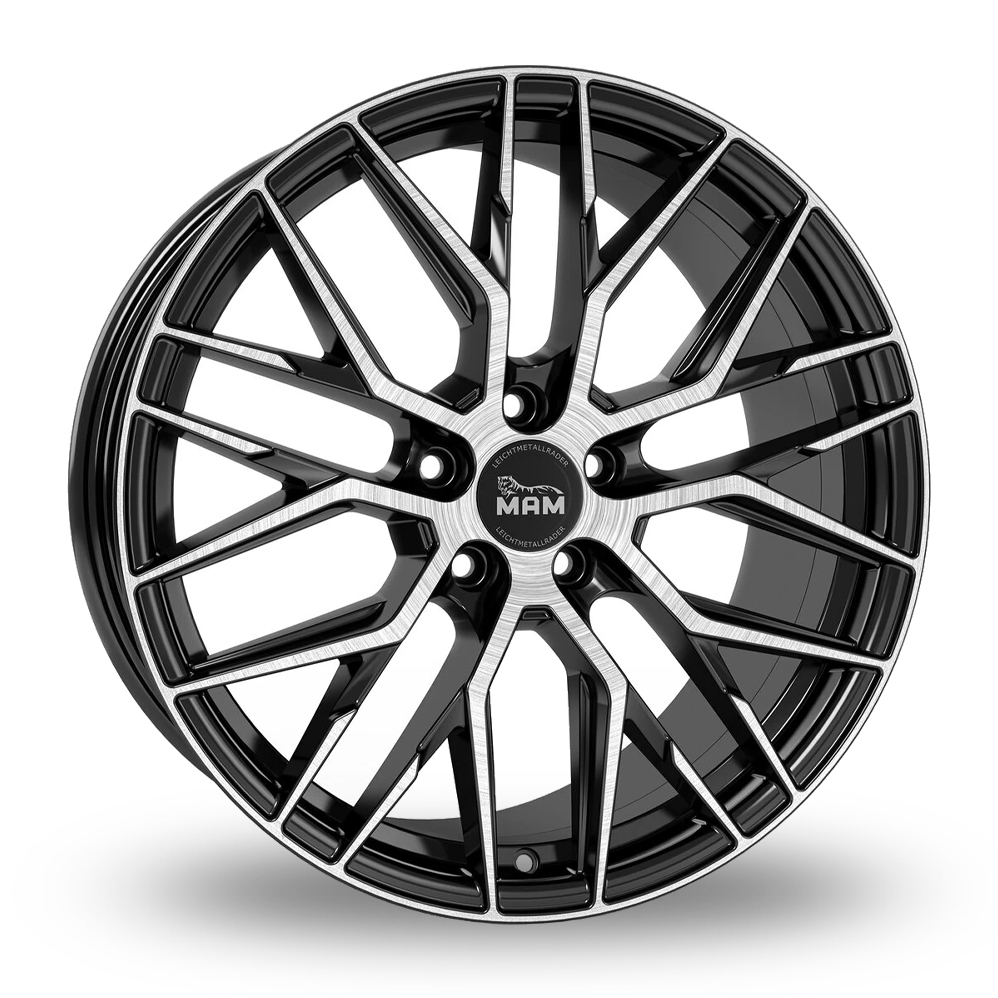 18" MAM RS4 Gunmetal Brushed Alloy Wheels