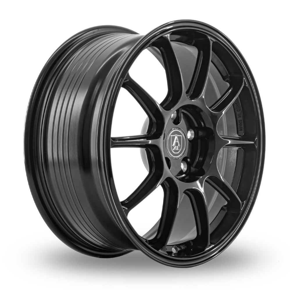 17" Axe EX46 Gloss Black Alloy Wheels