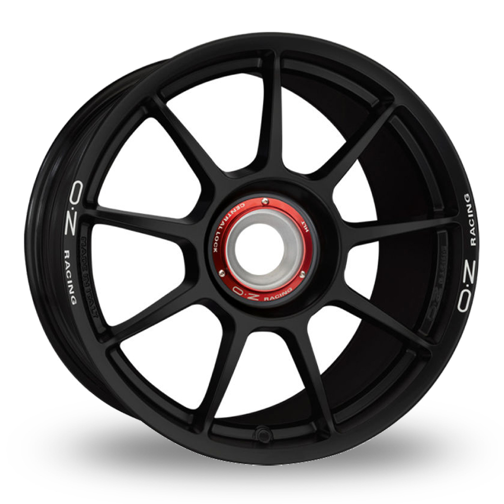 OZ Racing Challenge HLT CL Matt Black White Lettering Alloy Wheels