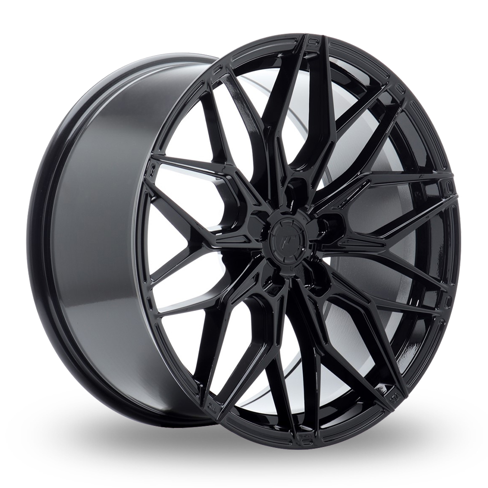 Japan Racing JR46 (9.5x19) (Custom Fitment) Gloss Black Alloy Wheels