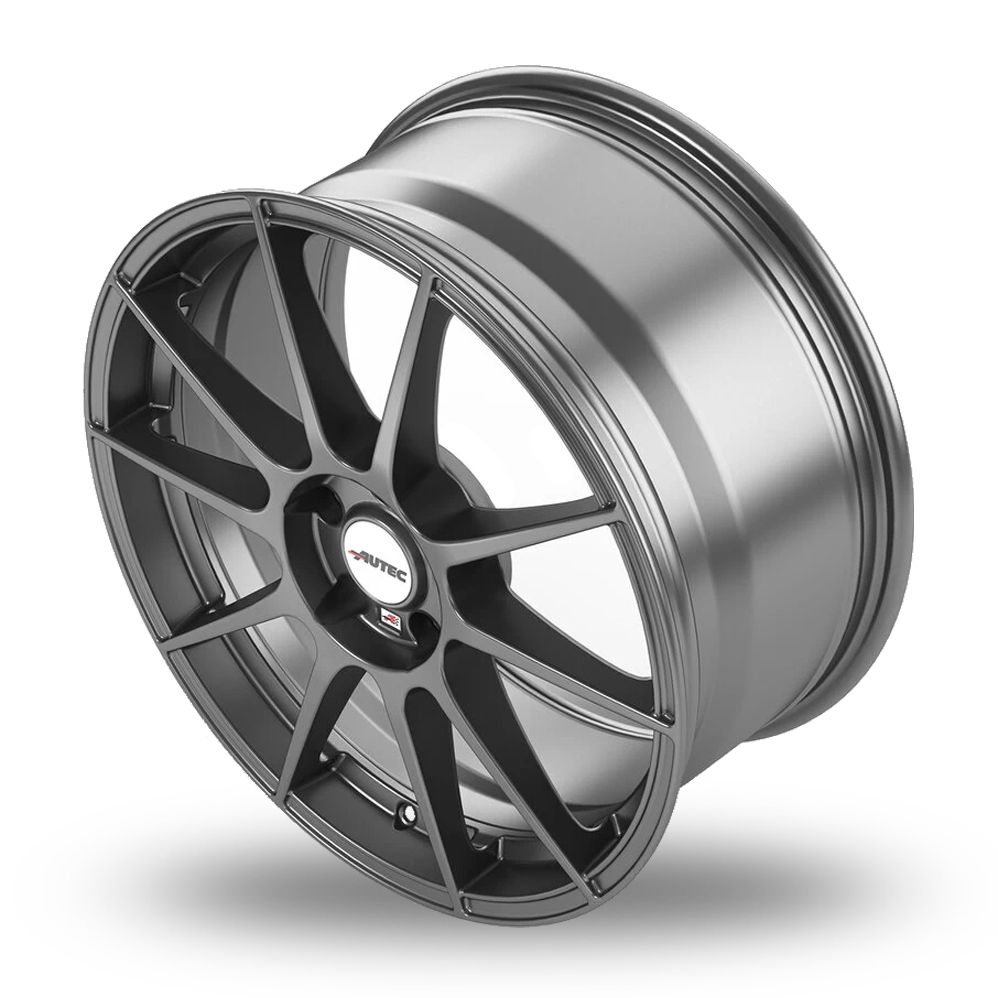 17" Autec Wizard Matt Gunmetal Alloy Wheels