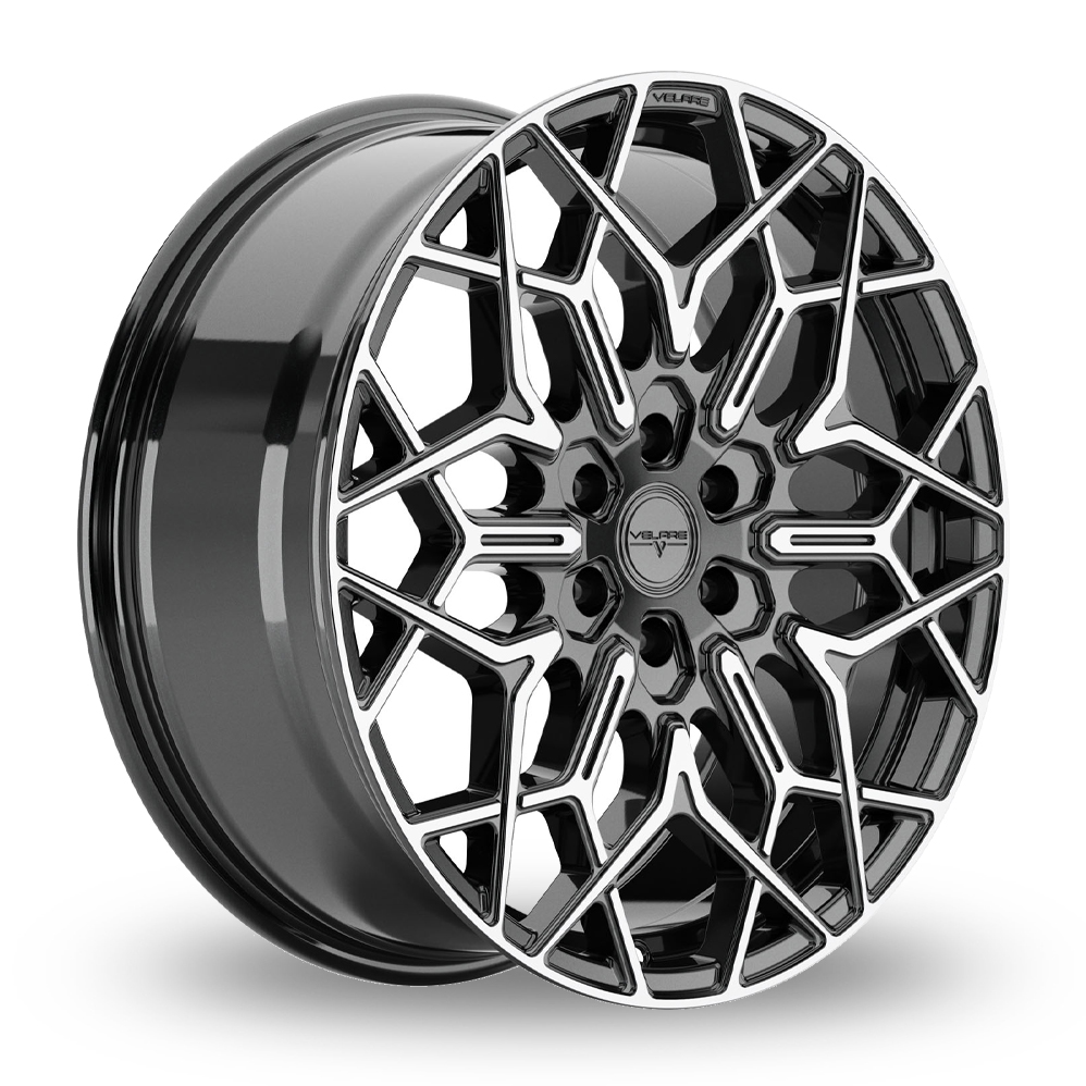 19" Velare VLR-6Y Gloss Black Machined Alloy Wheels
