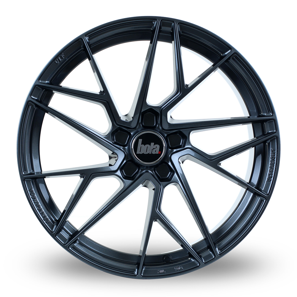 18" Bola FLR Gloss Gunmetal Alloy Wheels