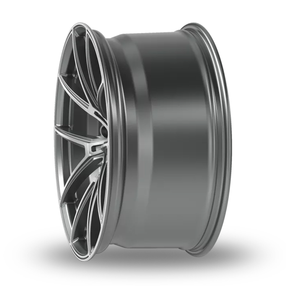 21" Proline PFR Forged Matt Grey Polished Alloy Wheels