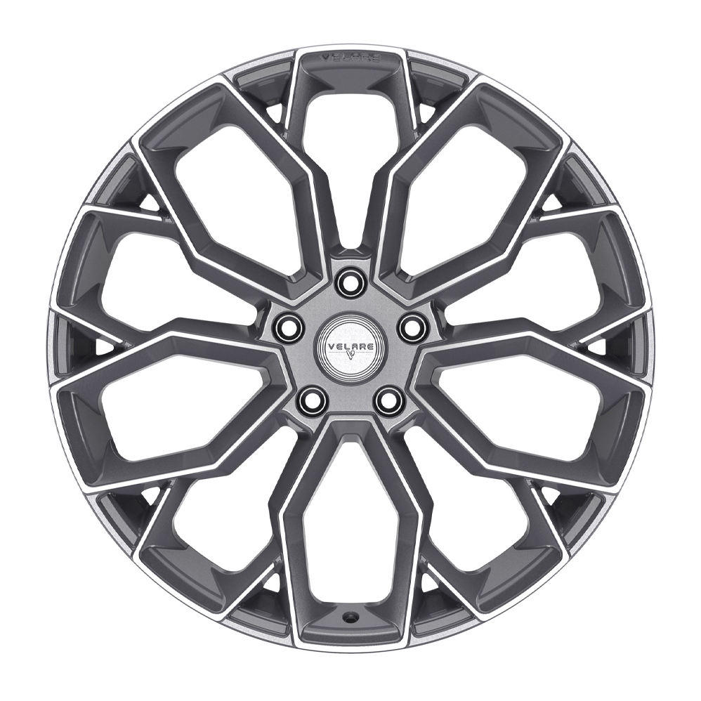 22" Velare VLR15 Platinum Grey Polsihed Alloy Wheels