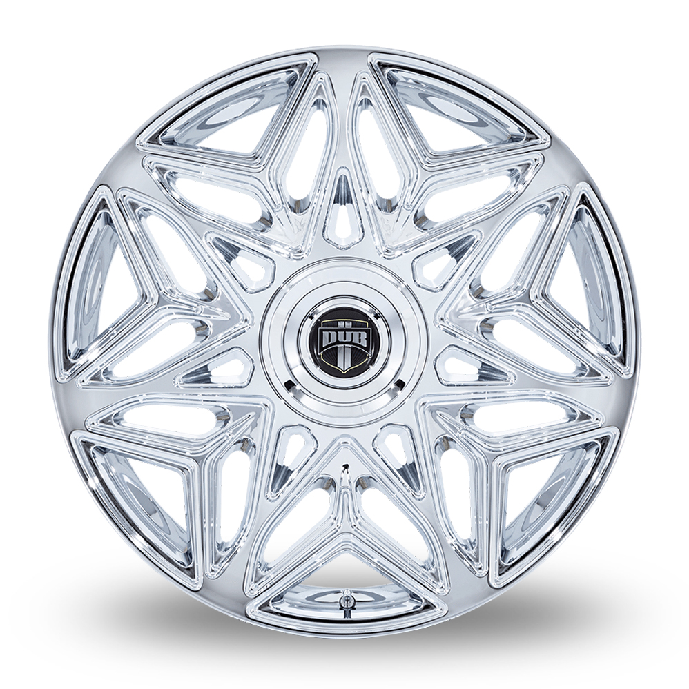 22" DUB DC274 Anomaly Chrome Alloy Wheels
