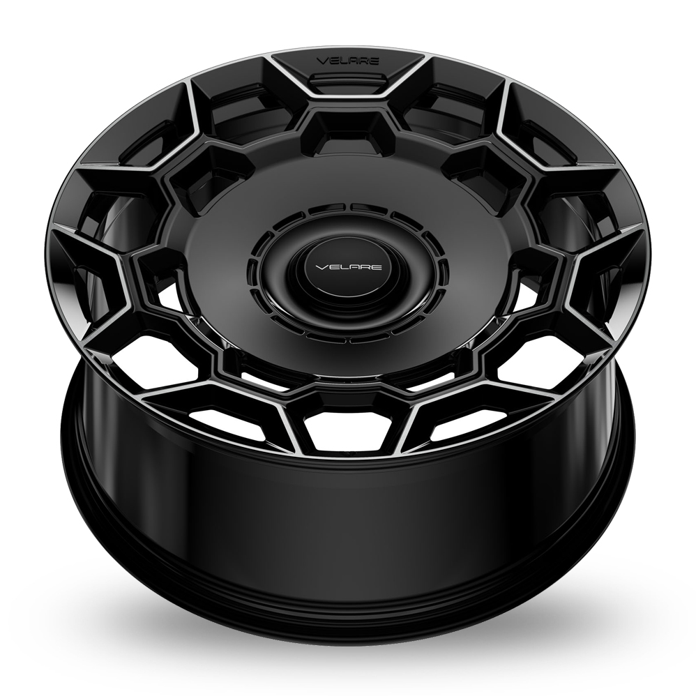 22" Velare VLR18 Gloss Black Machined Alloy Wheels