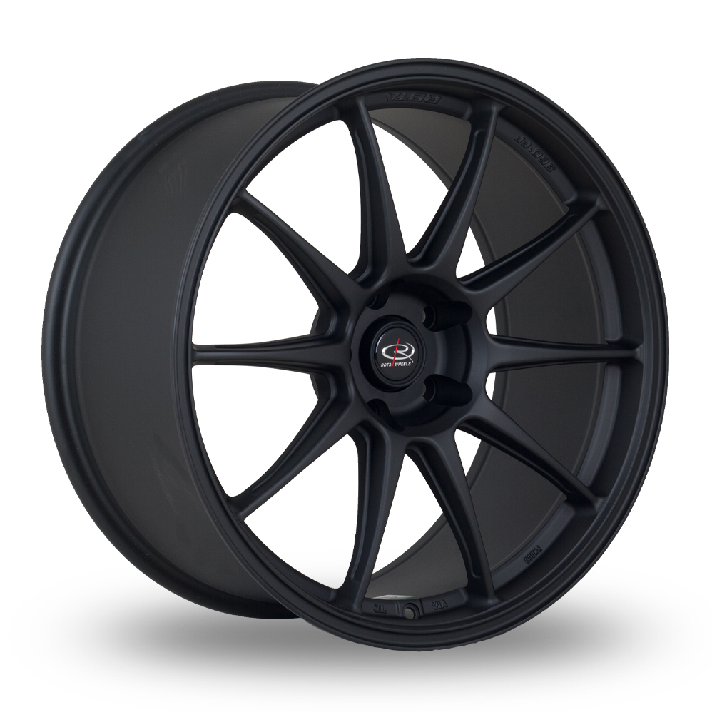 Rota Titan Plus Matt Black 2 Alloy Wheels