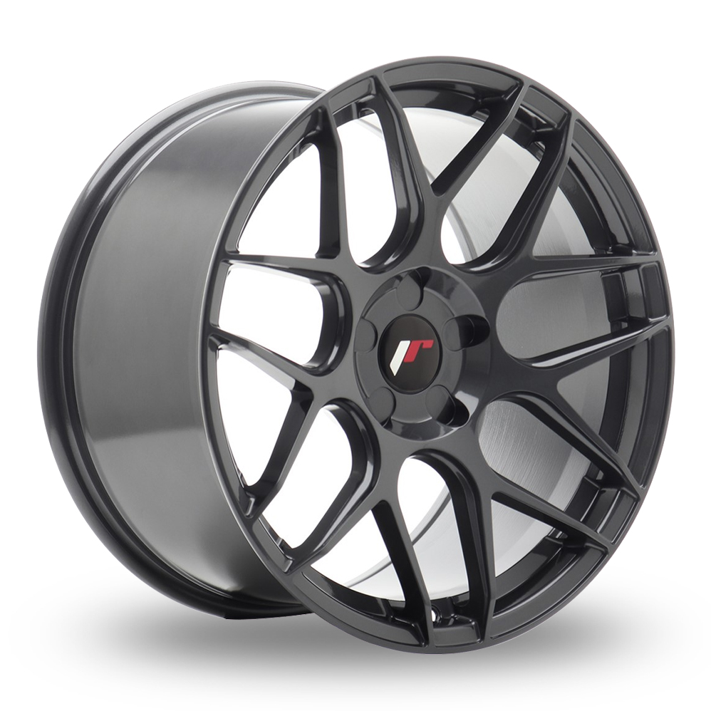 Japan Racing JR18 (9.5x18) (Custom Fitment) Hyper Grey Alloy Wheels