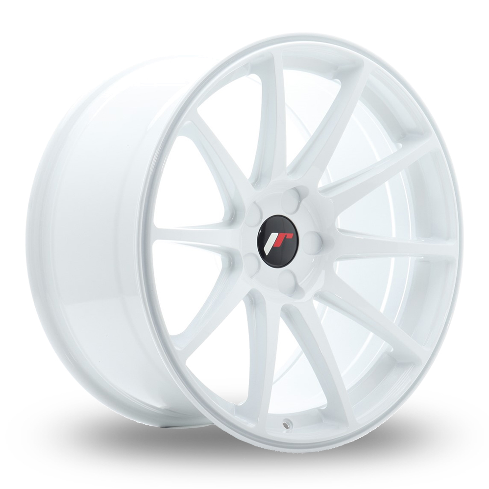 Japan Racing JR11 (9.5x19) (Custom Fitment) White Alloy Wheels