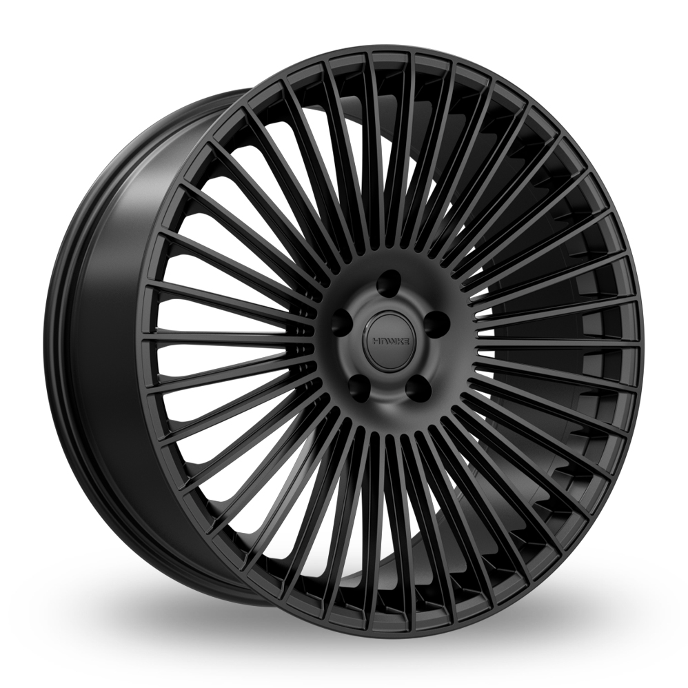 Hawke Saka Matt Black Alloy Wheels