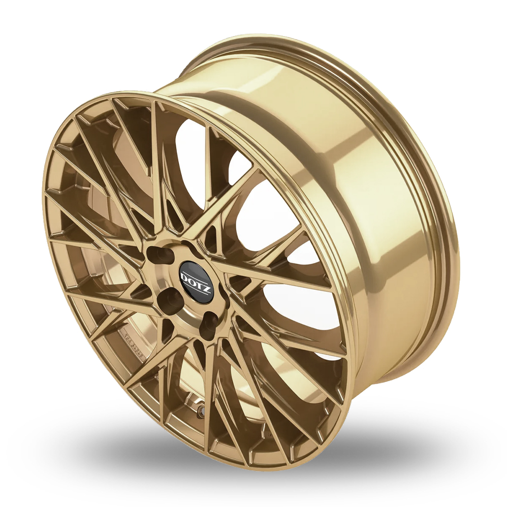 18" Dotz Fuji Gold Alloy Wheels