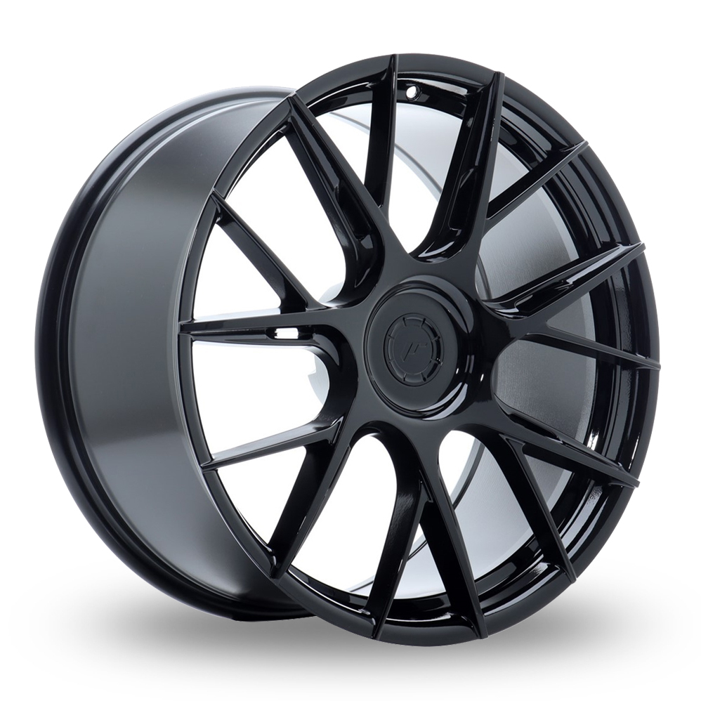Japan Racing JR42 (9x20) (Custom Fitment) Gloss Black Alloy Wheels