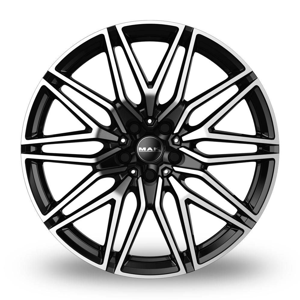 22" MAK Sturm Black Mirror Alloy Wheels
