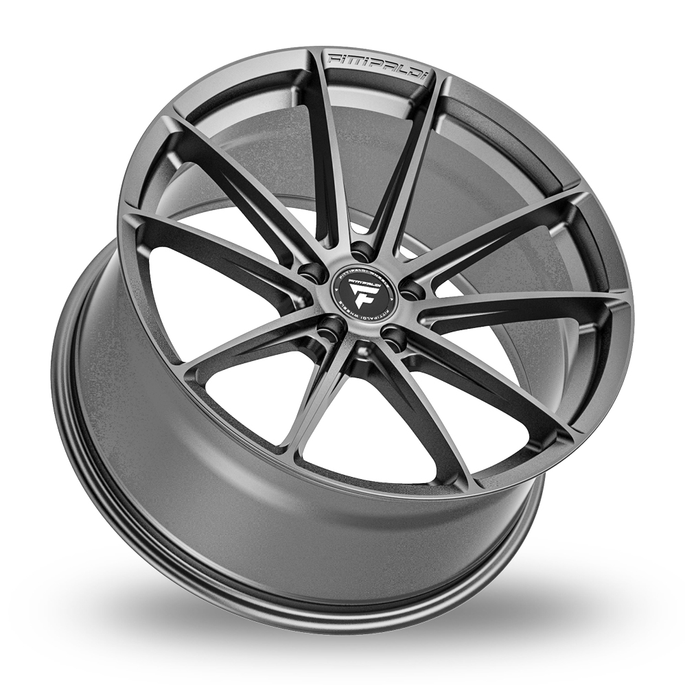 20" Fondmetal FS362 Fittipaldi Gloss Titanium Alloy Wheels