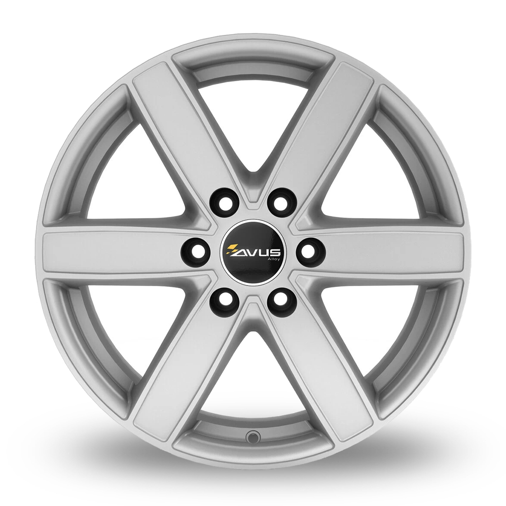 18" Avus Racing AC-V61 Hyper Silver Alloy Wheels