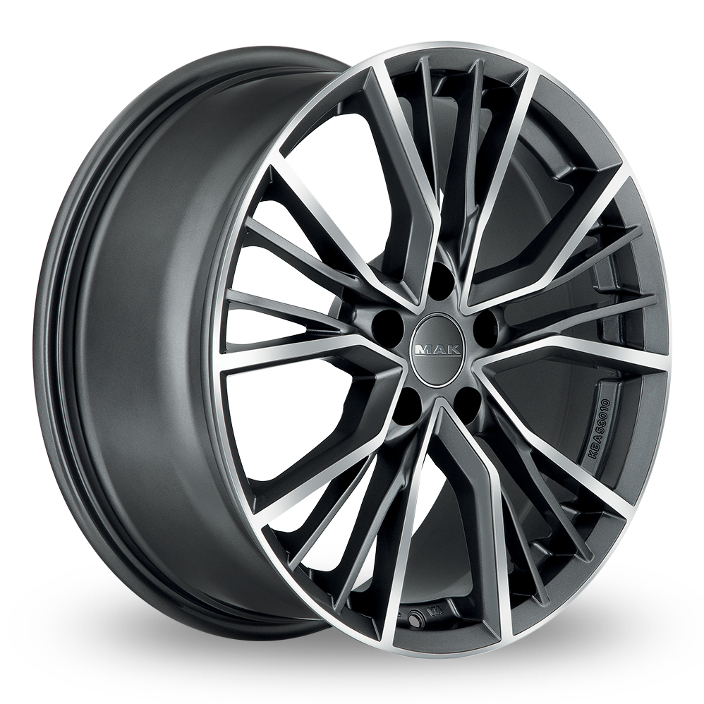 17" MAK Union Gunmetal Mirror Alloy Wheels