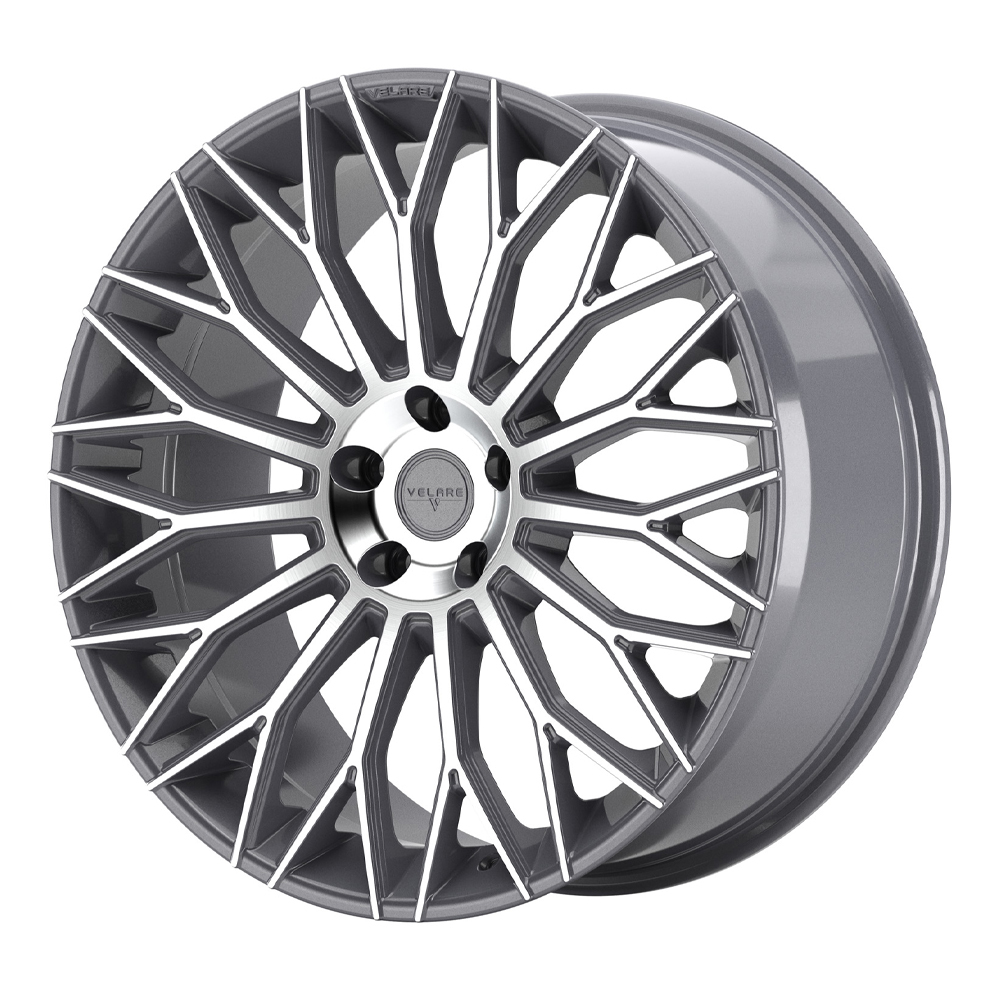 22" Velare VLR10 Platinum Grey Polsihed Alloy Wheels