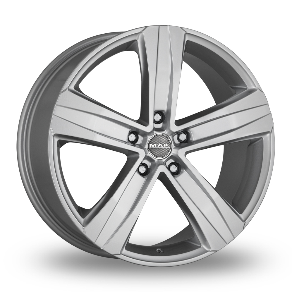MAK STONE5 3 Silver Alloy Wheels