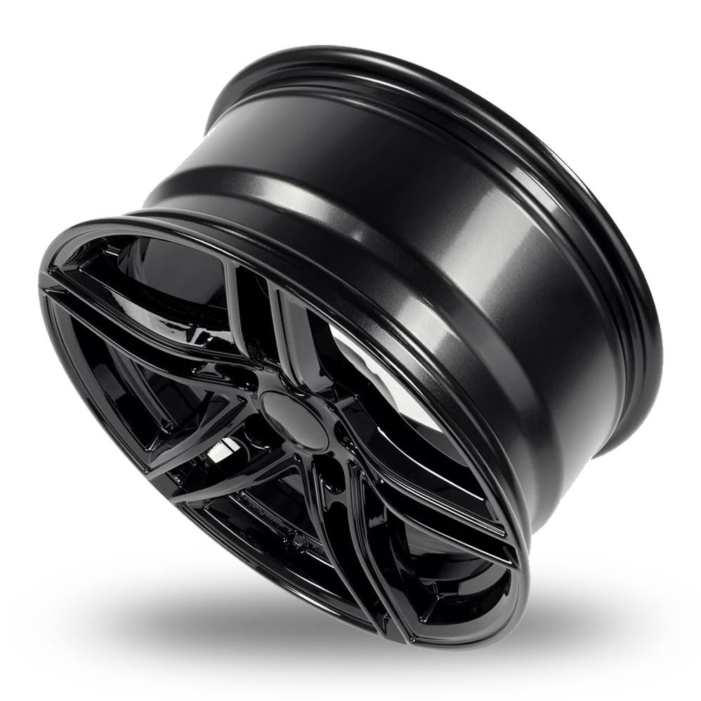 16" Borbet XR Gloss Black Alloy Wheels