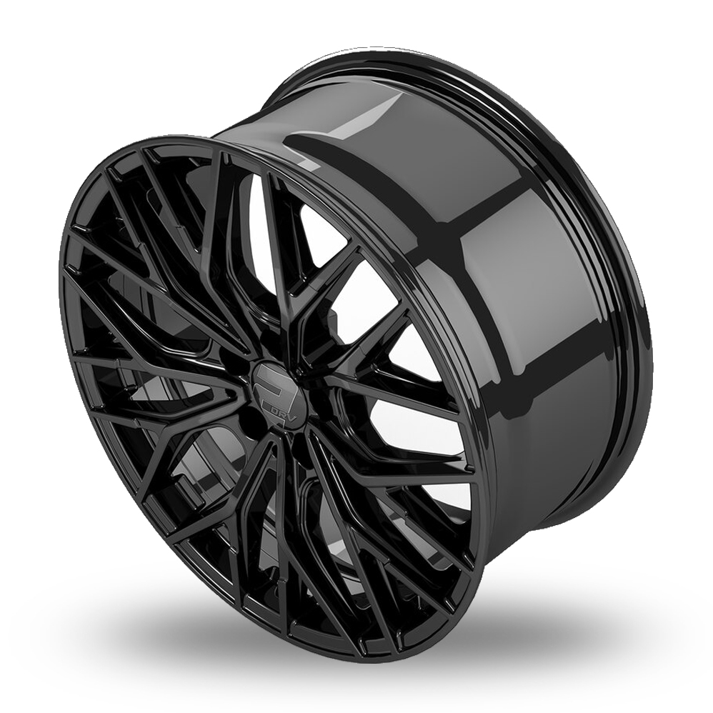 18" 2DRV WH37 Gloss Black Alloy Wheels