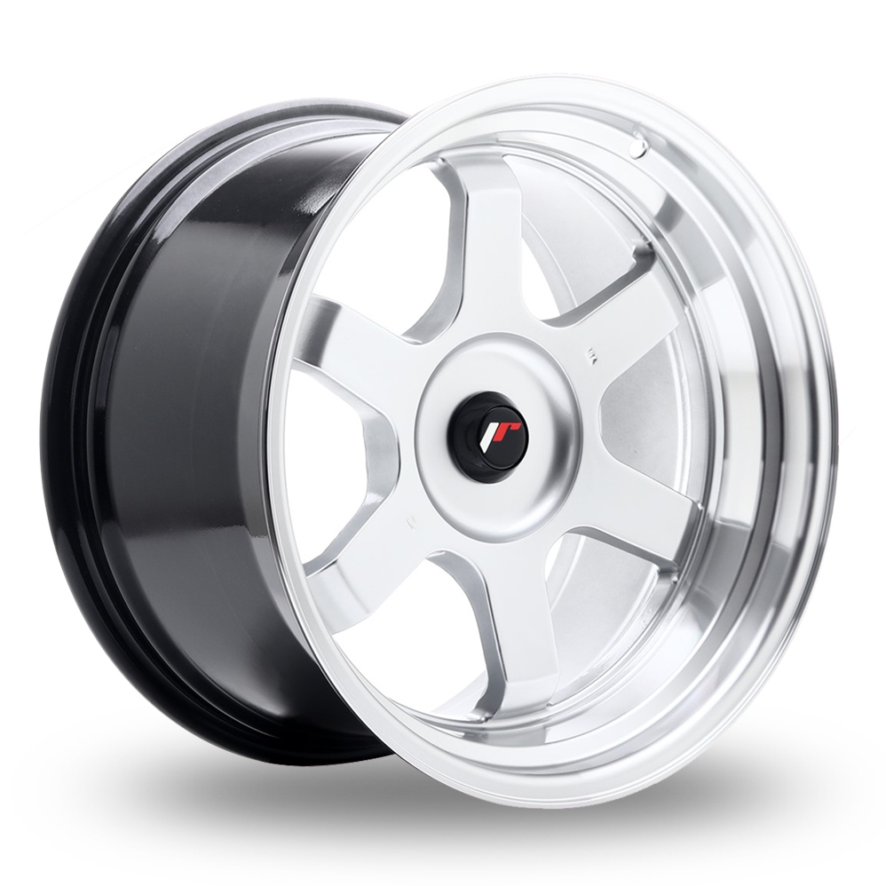 Japan Racing JR12 (10x18) (Custom Fitment) Hyper Silver Alloy Wheels