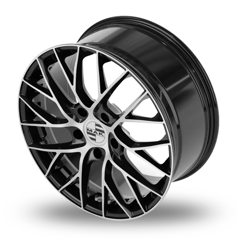 19" MAK Monaco Black Mirror Alloy Wheels