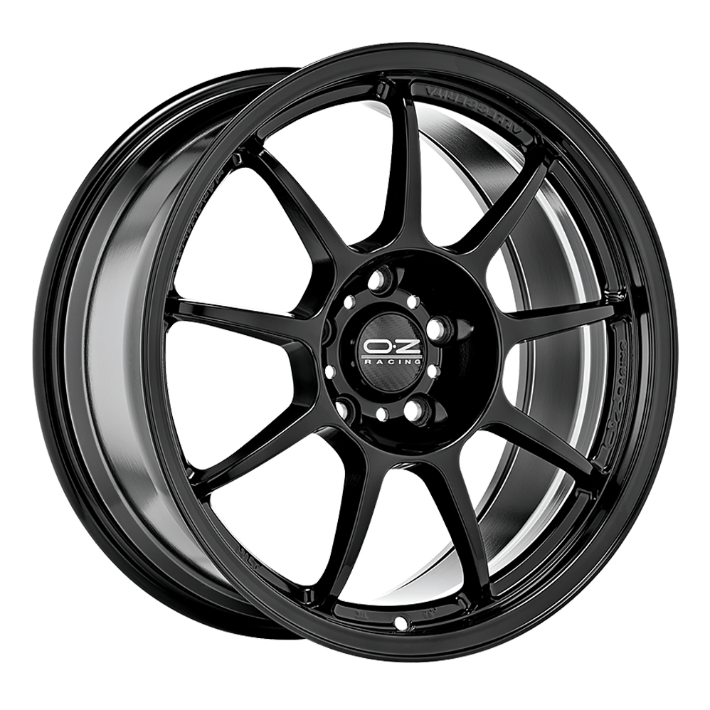 OZ Racing Alleggerita HLT 5F Gloss Black Alloy Wheels