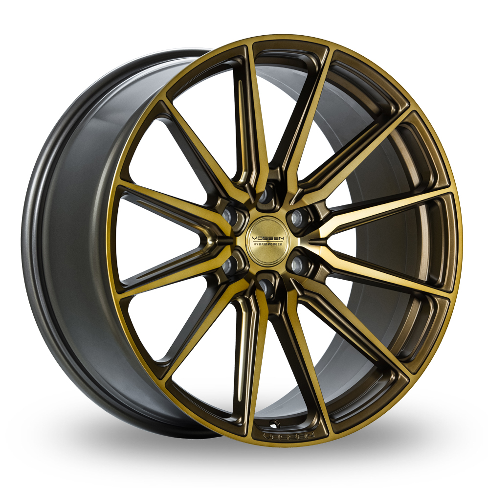 Vossen HF6-1 (9.5x20) (Deep Concave) Tinted Matt Bronze Alloy Wheels