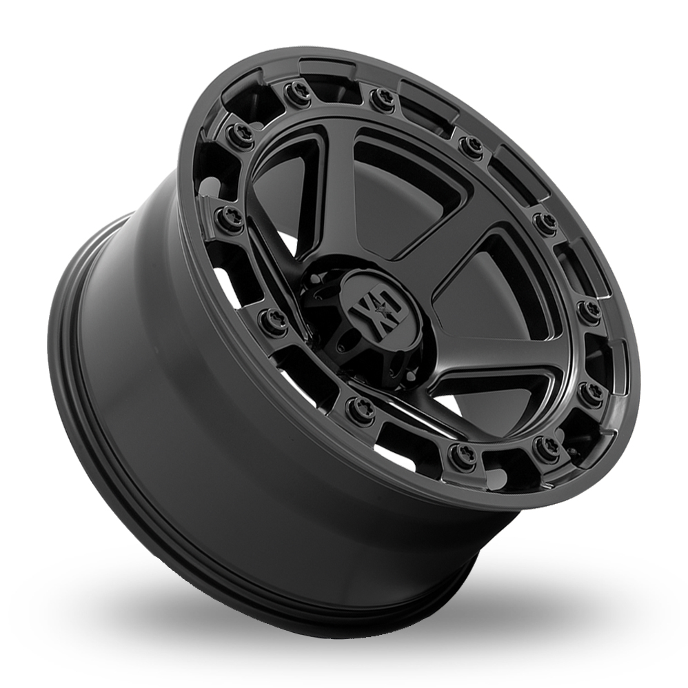 17" XD XD862 Raid Satin Black Alloy Wheels