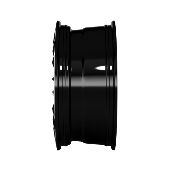 17" Brock B24 Gloss Black Polished Alloy Wheels