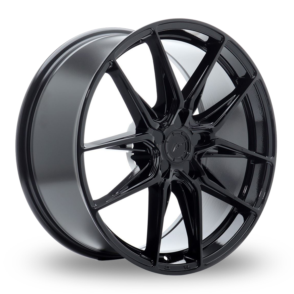 Japan Racing JR44 (8x20) (Custom Fitment) Gloss Black Alloy Wheels