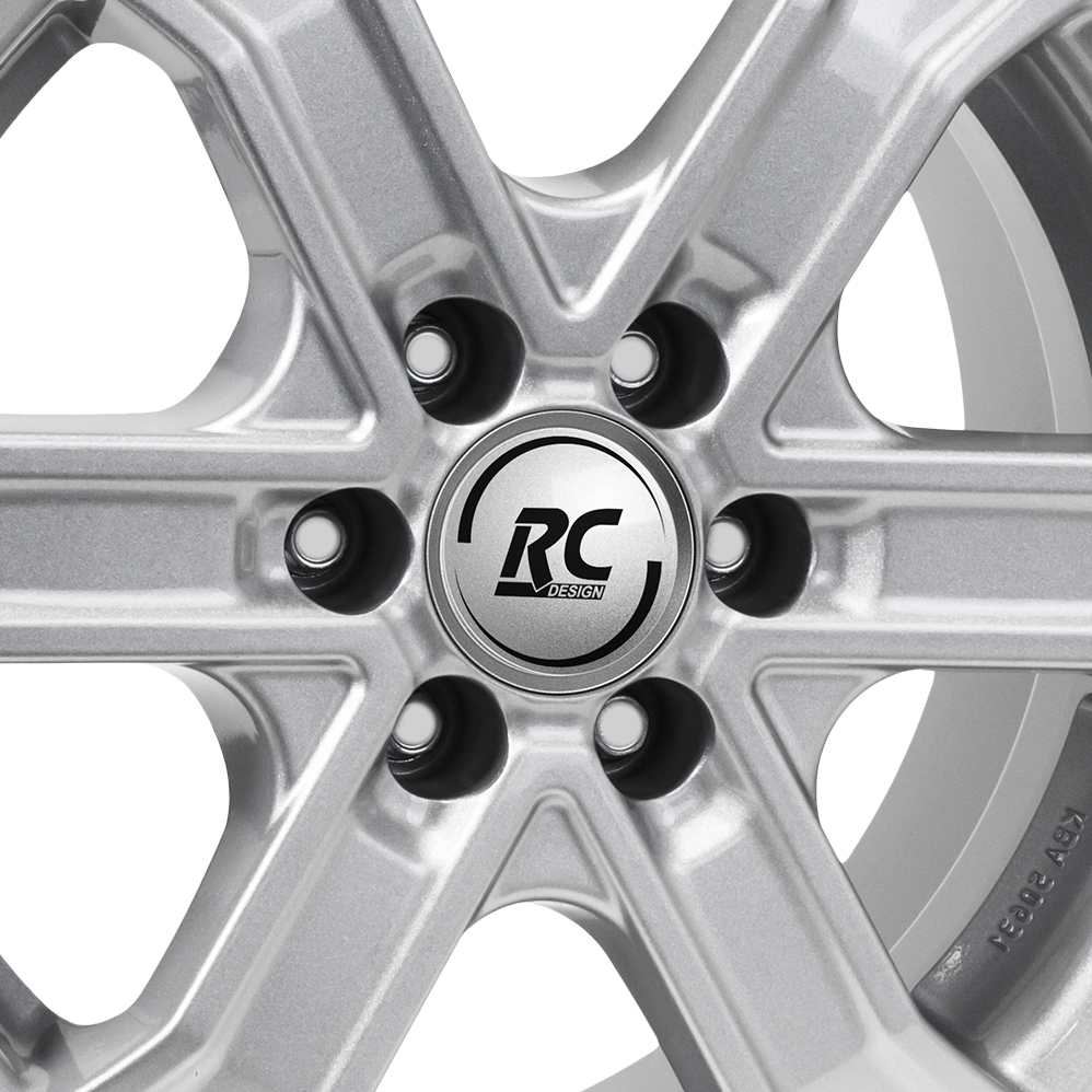 16" RC Design RC31 Crystal Silver Alloy Wheels