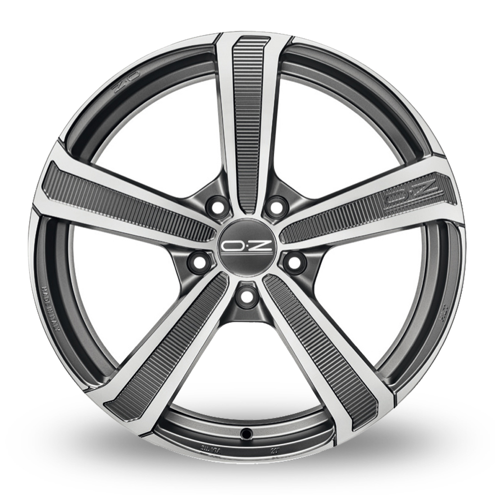 20" OZ Racing Montecarlo HLT Matt Dark Graphite Diamond Cut Alloy Wheels