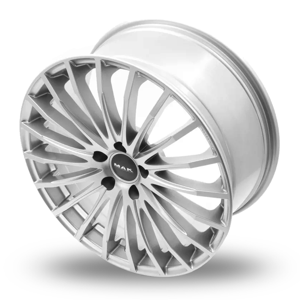 19" MAK Starlight Silver Alloy Wheels
