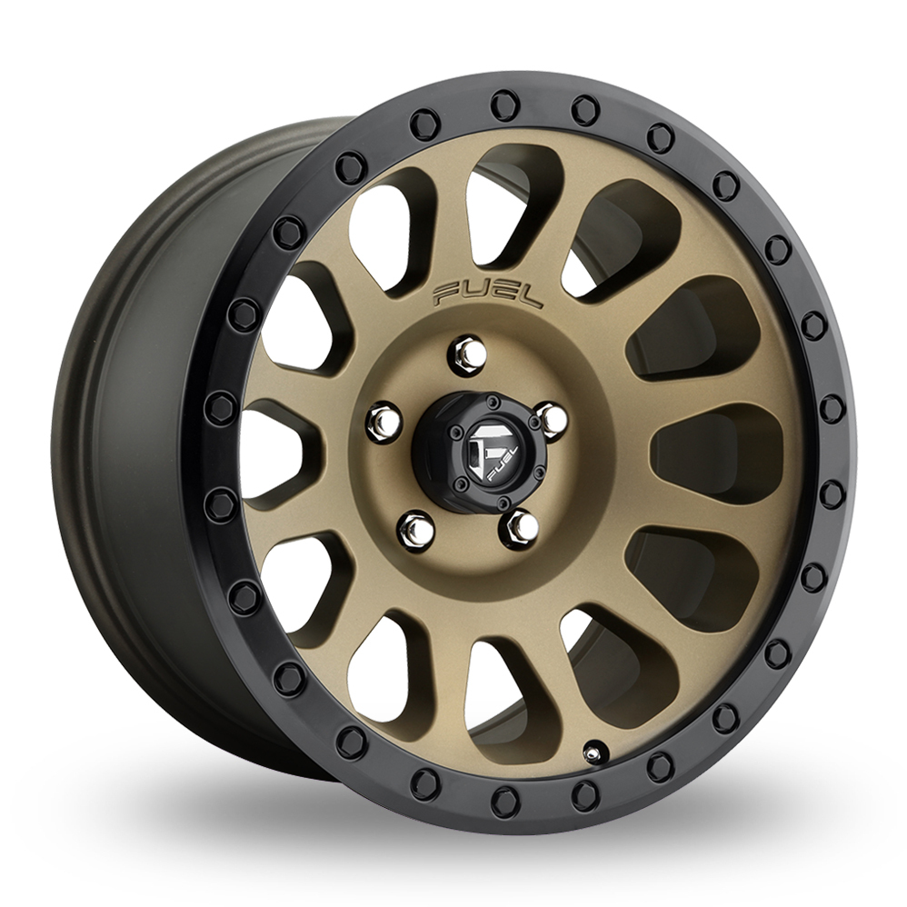 Fuel Off-Road D600 Vector (EU Warehouse) Matt Bronze Black Bead Ring Alloy Wheels