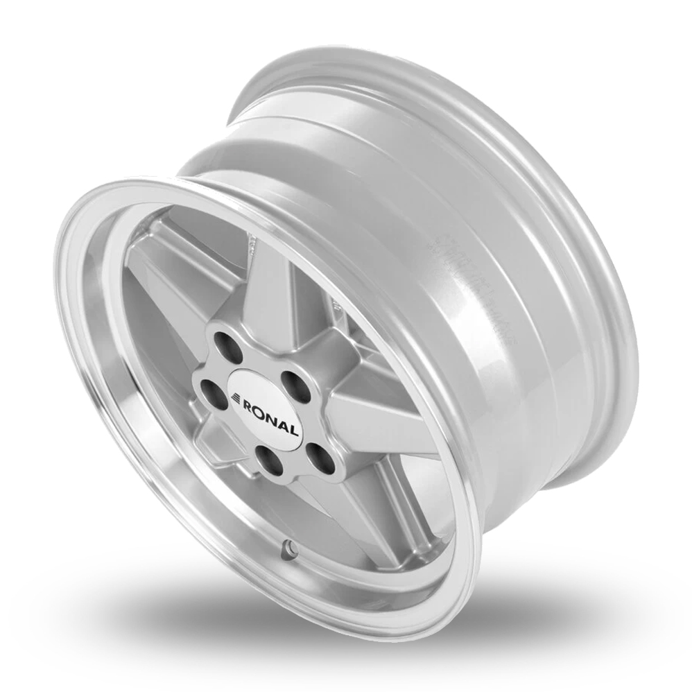 16" Ronal R9 Silver Polished Rim Alloy Wheels