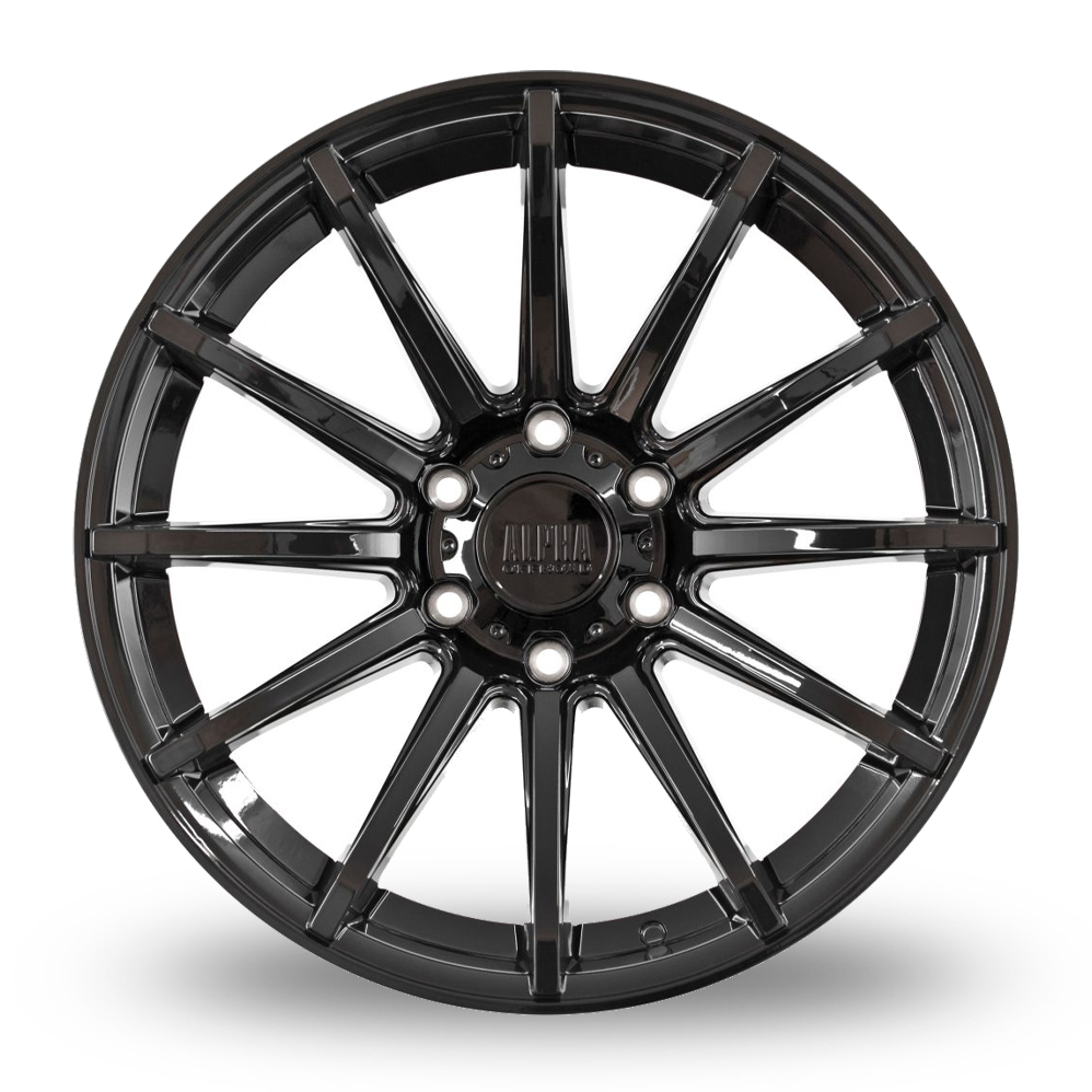 20" Alpha Off-Road Machete Black Alloy Wheels