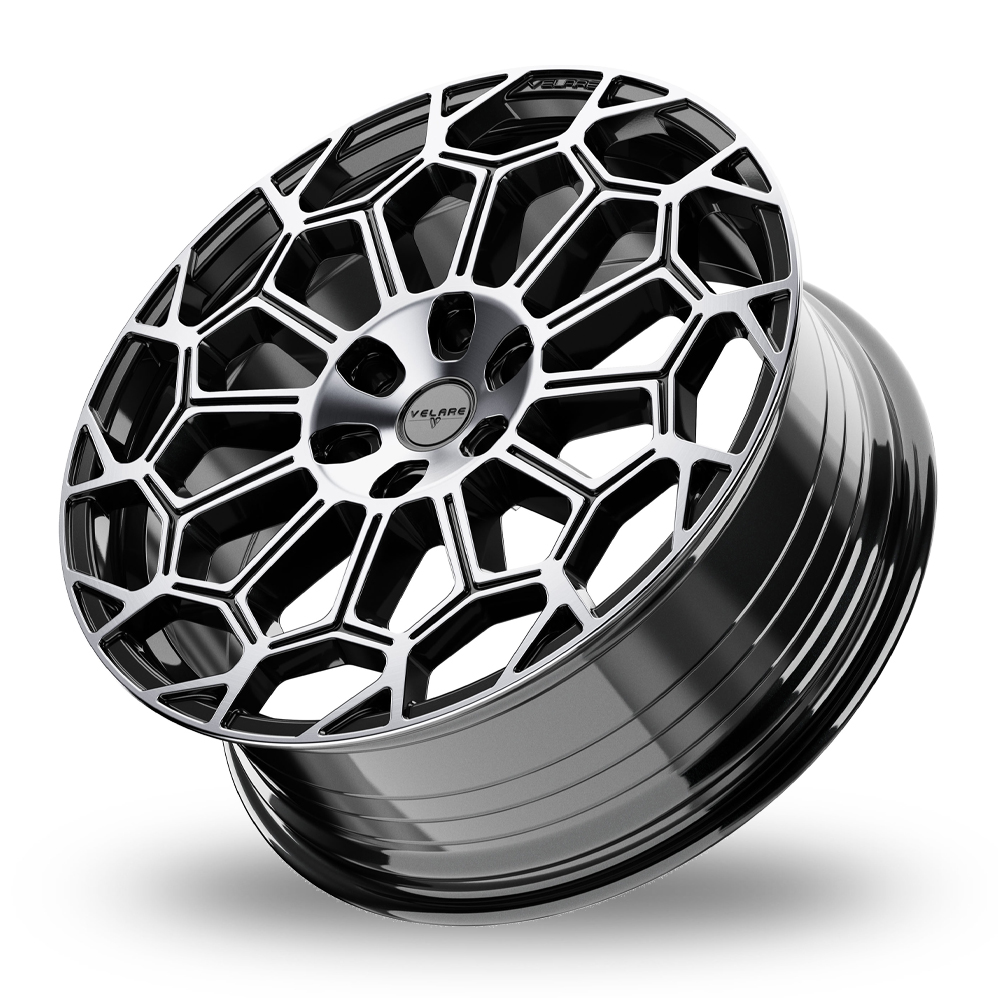 20" Velare VLR-6R Gloss Black Machined Alloy Wheels