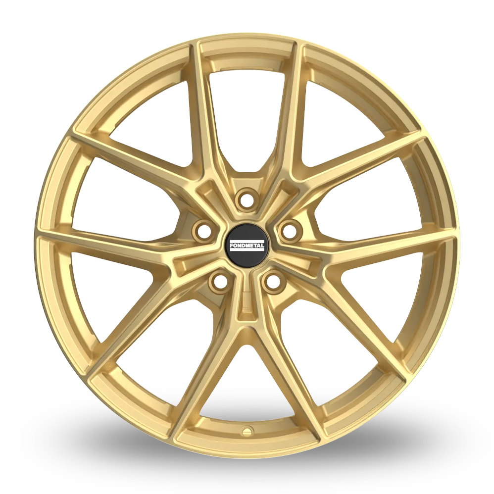 18" Fondmetal Iupiter Matt Gold Alloy Wheels
