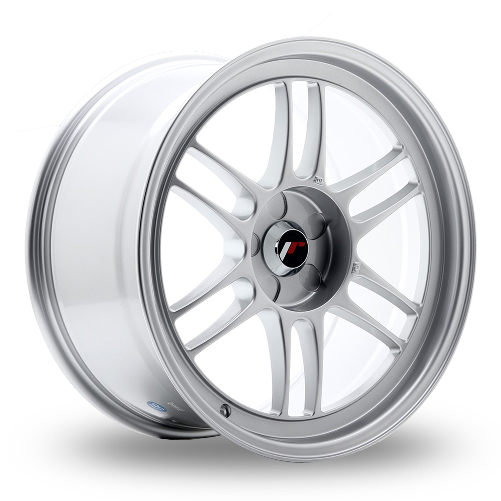 Japan Racing JR7 (8x18) (Custom Fitment) Silver Alloy Wheels