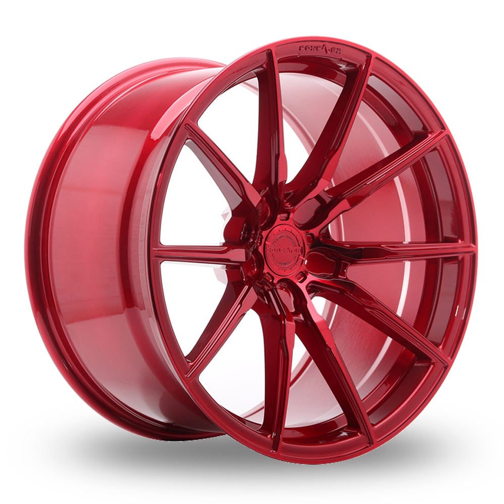 Concaver CVR4 (10x20) (Mid Concave) Candy Red Alloy Wheels