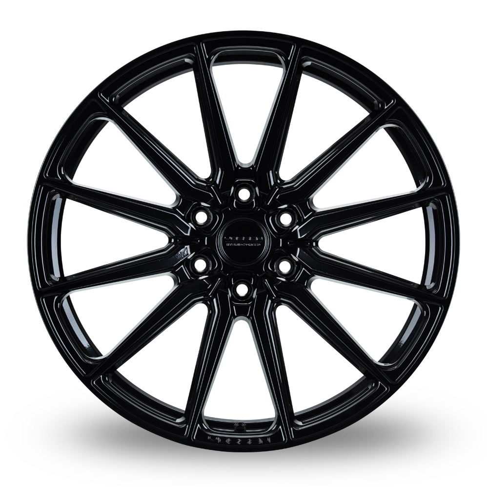20" Vossen HF6-1 (9.5x20) (Deep Concave) Gloss Black Alloy Wheels