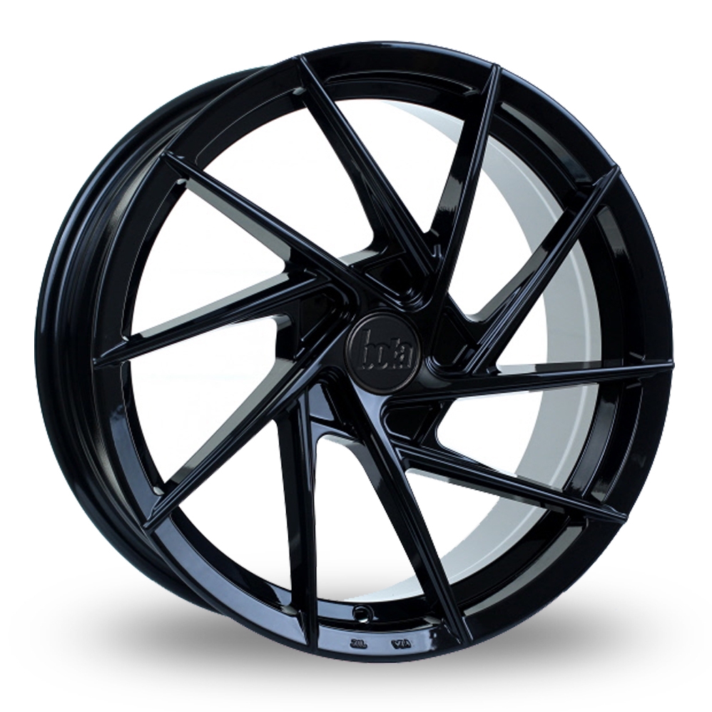 Bola B26 Gloss Black Alloy Wheels