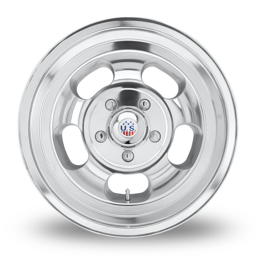 15" US Mags U101 Indy High Luster Polished Alloy Wheels
