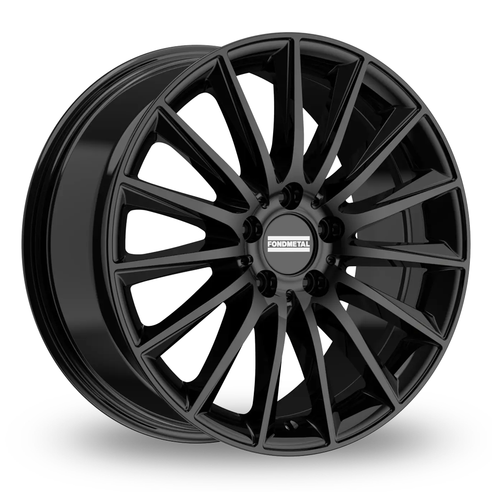 Fondmetal Aidon Gloss Black Alloy Wheels