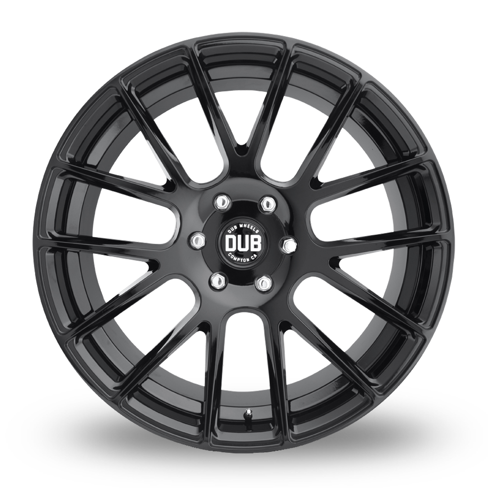 20" DUB S205 Luxe Gloss Black Alloy Wheels
